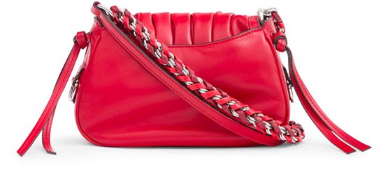 Isabel Marant Bolton shoulder bag in Scarlet Red — view 3