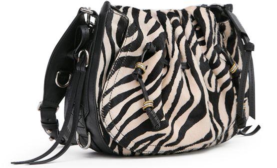 Isabel Marant Bolton shoulder bag in Zebra — view 2