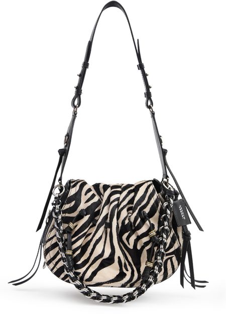Isabel Marant Bolton shoulder bag in Zebra — view 4