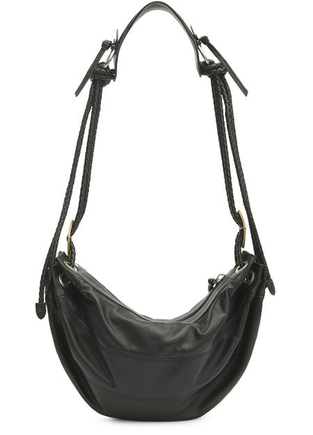 Isabel Marant Maia medium hobo bag in Black — view 3
