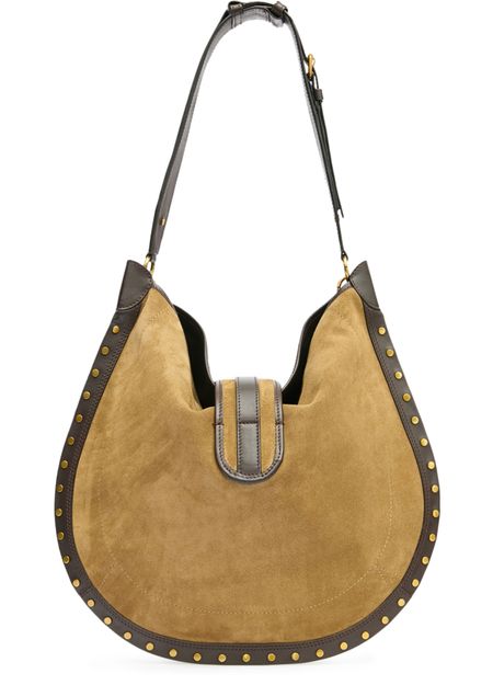 Isabel Marant Oskan Soft hobo bag in Taupe — view 3