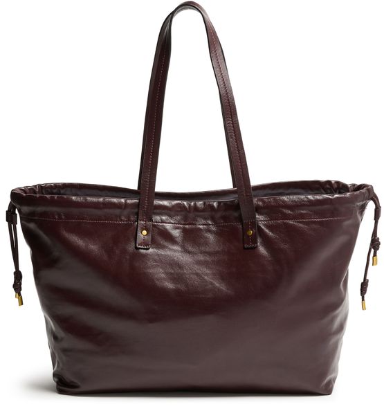 Isabel Marant Silven tote bag in Burgundy — view 3