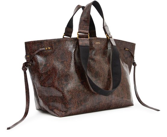 Isabel Marant Wardy tote bag in Mocha — view 2