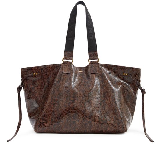 Isabel Marant Wardy tote bag in Mocha — view 4