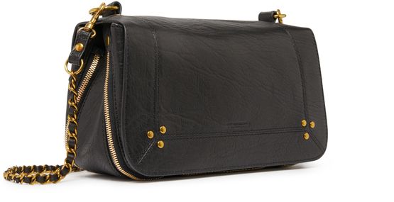 Jérôme Dreyfuss Bobi bag in Goatskin Noir — view 2