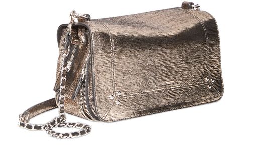 Jérôme Dreyfuss Bobi bag in Lame Champagne — view 2