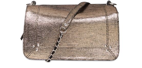Jérôme Dreyfuss Bobi bag in Lame Champagne — view 3
