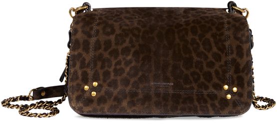 Jérôme Dreyfuss Bobi bag in Leopard Kaki — view 1