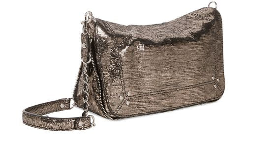 Jérôme Dreyfuss Bobi S bag in Lame Champagne — view 2