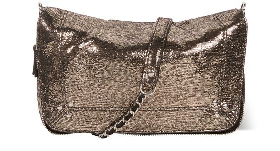 Jérôme Dreyfuss Bobi S bag in Lame Champagne — view 3