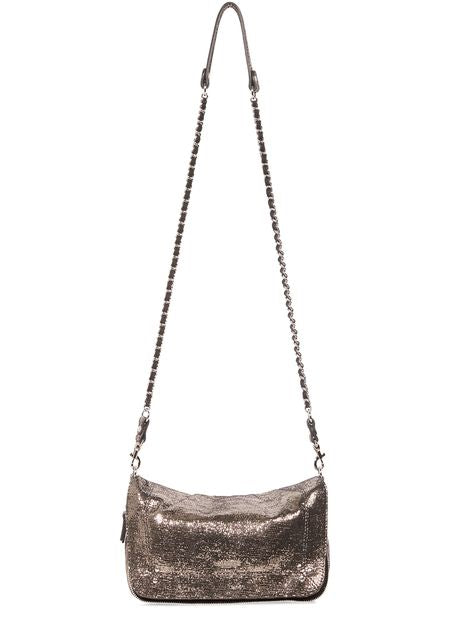 Jérôme Dreyfuss Bobi S bag in Lame Champagne — view 4
