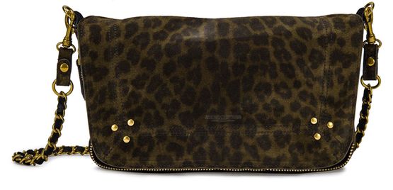 Jérôme Dreyfuss Bobi S bag in Leo Kaki — view 1