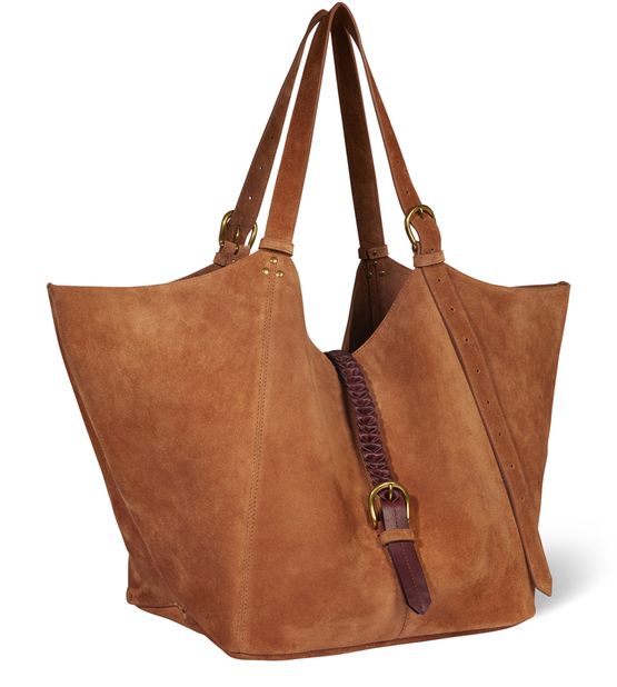 Jérôme Dreyfuss Joseph M tote bag in Caramel — view 2