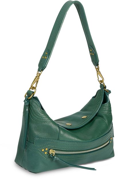 Jérôme Dreyfuss Lucky S hobo bag in Avocat — view 2