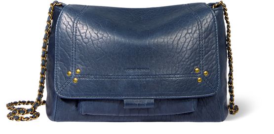 Jérôme Dreyfuss Lulu M bag in Bubble Night Blue — view 2