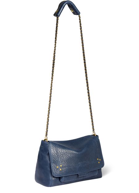 Jérôme Dreyfuss Lulu M bag in Bubble Night Blue — view 3