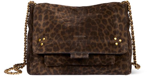 Jérôme Dreyfuss Lulu M bag in Leopard Kaki — view 1