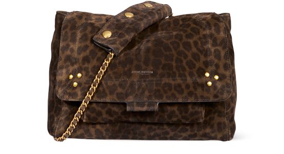Jérôme Dreyfuss Lulu M bag in Leopard Kaki — view 4