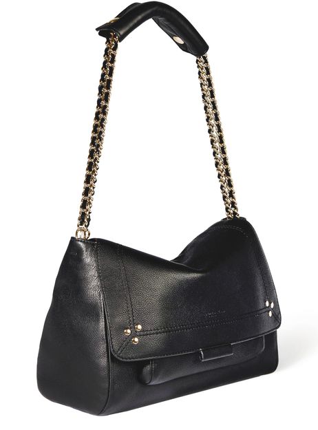 Jérôme Dreyfuss Lulu M bag in Noir Brass — view 3