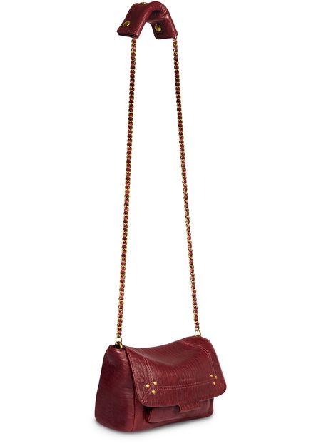 Jérôme Dreyfuss Lulu S bag in Bubble Burgundy — view 3