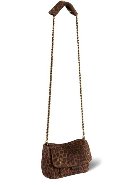 Jérôme Dreyfuss Lulu S bag in Imprime Leopard Naturel — view 4