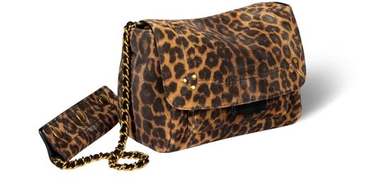 Jérôme Dreyfuss Lulu S bag in Leo Chamois — view 2