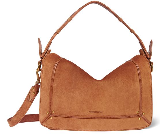 Jérôme Dreyfuss Pepito M crossbody bag in Caramel — view 1
