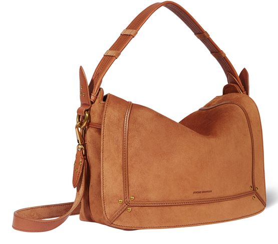 Jérôme Dreyfuss Pepito M crossbody bag in Caramel — view 2