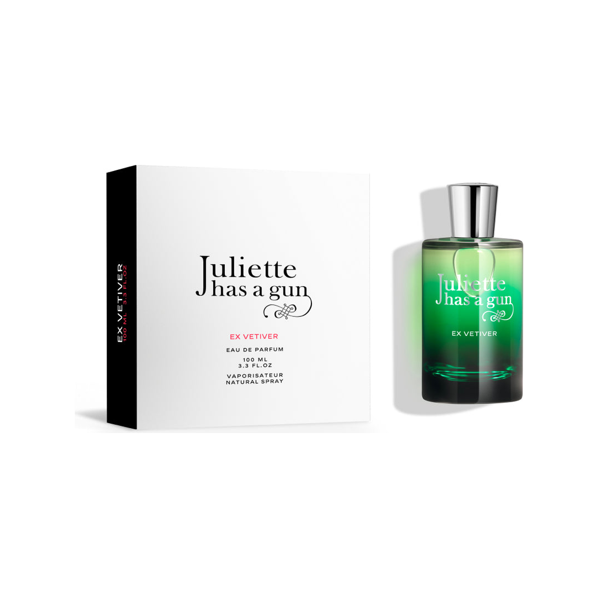 Juliette Has a Gun Ex Vetiver Eau de Parfum 100ml — bottle and box