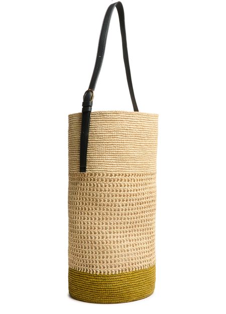 Khaite Billie bucket bag in Mud / Natural — view 2