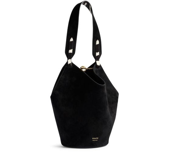 Khaite Lotus mini tote bag in Black/White — view 2
