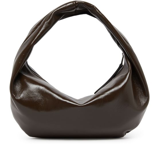 Khaite Olivia hobo medium bag in Chestnut — view 3