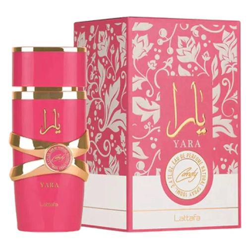 Lattafa Yara Candy Eau de Parfum 100 ml bottle