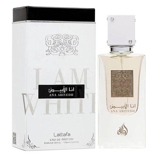 Lattafa Ana Abiyedh Eau de Parfum 60ml bottle