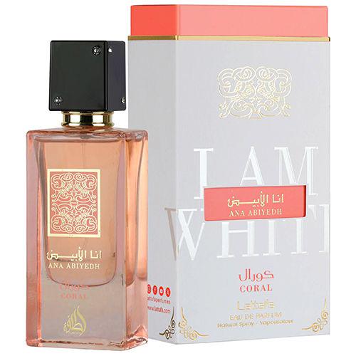 Lattafa Ana Abiyedh Coral Eau de Parfum 60ml bottle