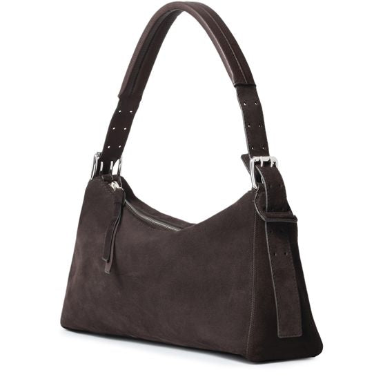 Lemaire Belted baguette bag in Ebony Brown — view 2
