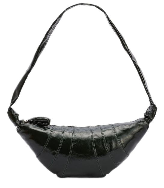 Lemaire Croissant medium bag in Forest — view 1