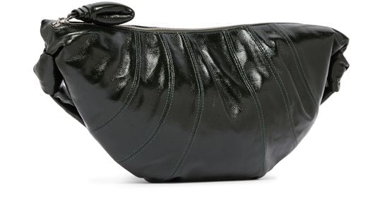 Lemaire Croissant medium bag in Forest — view 2