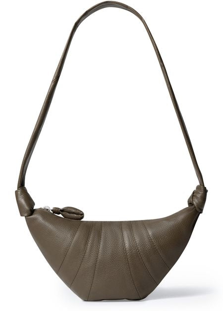 Lemaire Croissant small bag in Dark Olive — view 1