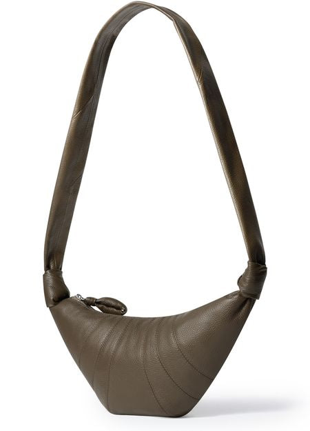 Lemaire Croissant small bag in Dark Olive — view 2