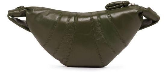 Lemaire Croissant small smooth leather bag in Papyrus — view 3