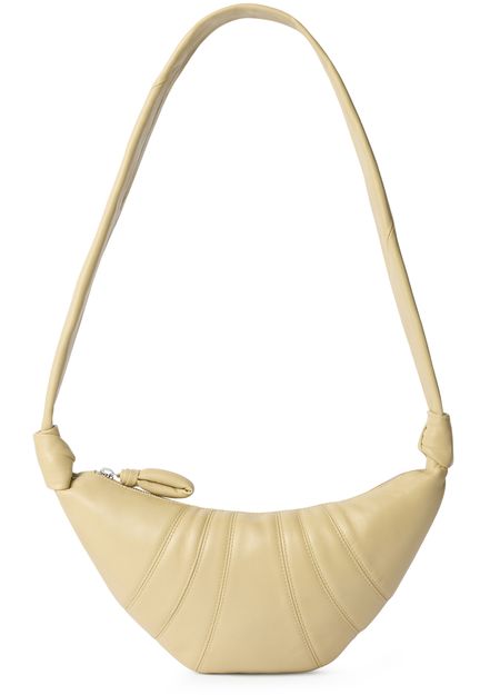 Lemaire Croissant small smooth leather bag in Sesame — view 1