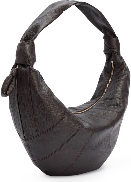 Lemaire Fortune Croissant bag in Dark Chocolate — view 2