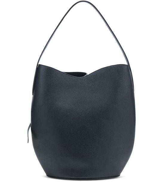 Liffner Large belted bucket bag in Black — view 3