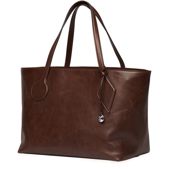 Liffner Sprout large tote bag in Dark Brown — view 2