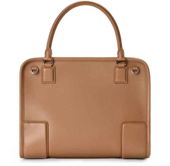 Loewe Amazona 180 medium bag in soft calfskin in Mocha — view 3
