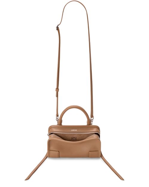 Loewe Amazona 180 mini bag in smooth calfskin in Mocha — view 4