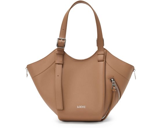 Loewe Hammock Flip bag in Mocha — view 1