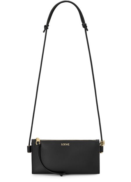 Loewe Joya pouch in nappa calfskin in Black — view 4