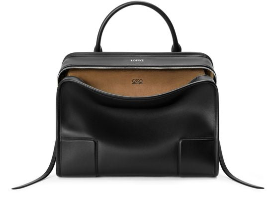 Loewe Large Amazona 180 bag in soft calfskin in Black — view 1